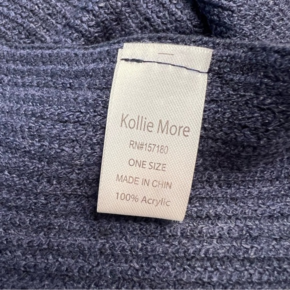 •new• KNIT POCKET SHAWL - Picture 5 of 6